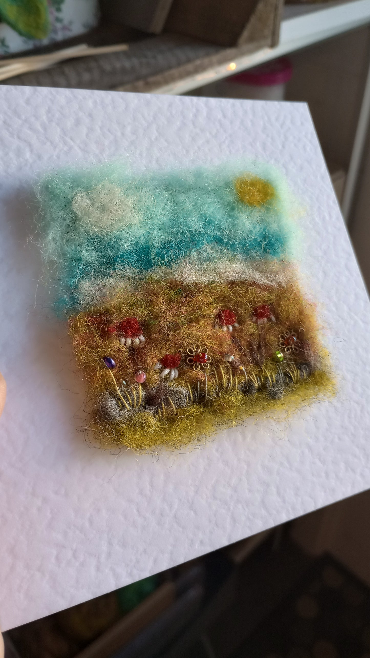 Needle Felted Greeting Cards | Sunday 23rd June | 12.30pm to 3.30pm