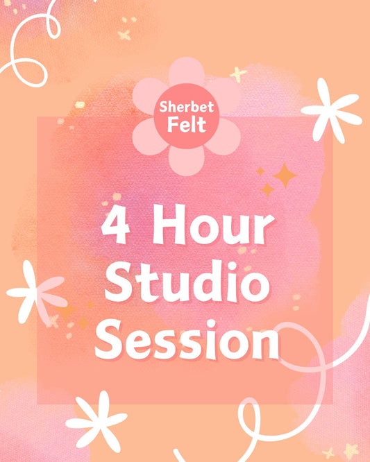 Saturday 9th May - 4 HOUR STUDIO SESSION- 10am to 2.30pm